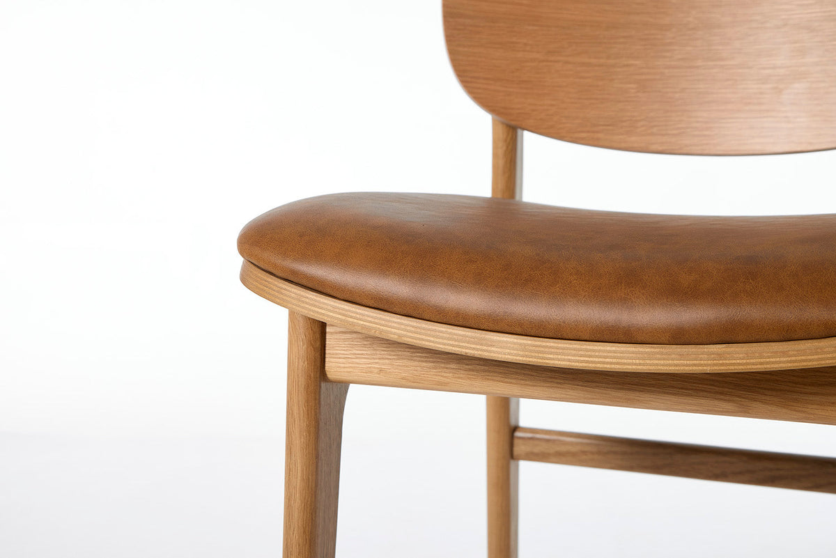 Bar Stool 02, White Oak / Maple