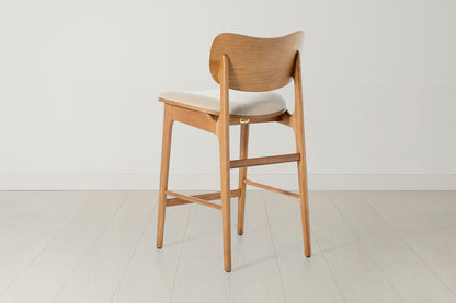Bar Stool 02, White Oak / Oatmeal
