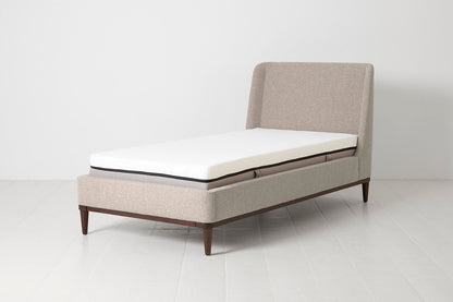 Bed 02 Single Bed, Pumice