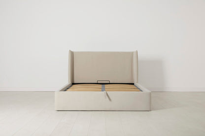 Bed 03 Storage Double Bed, Bone