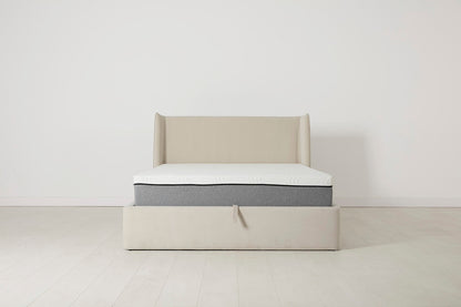 Bed 03 Storage Double Bed, Bone