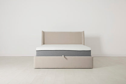 Bed 03 Storage Double Bed, Chalk