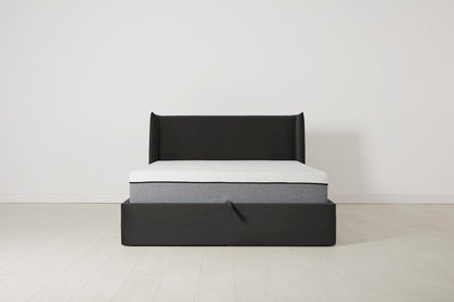 Bed 03 Storage Double Bed, Charcoal
