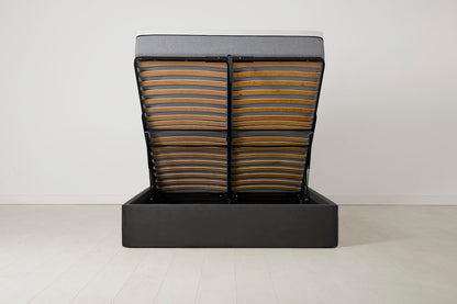 Bed 03 Storage Double Bed, Charcoal