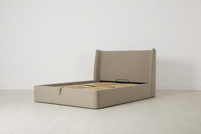 Bed 03 Storage King Sized Bed, Pumice