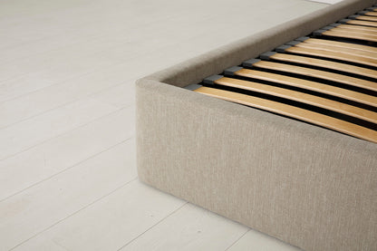 Bed 03 Storage King Sized Bed, Pumice