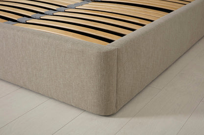 Bed 03 Storage King Sized Bed, Pumice