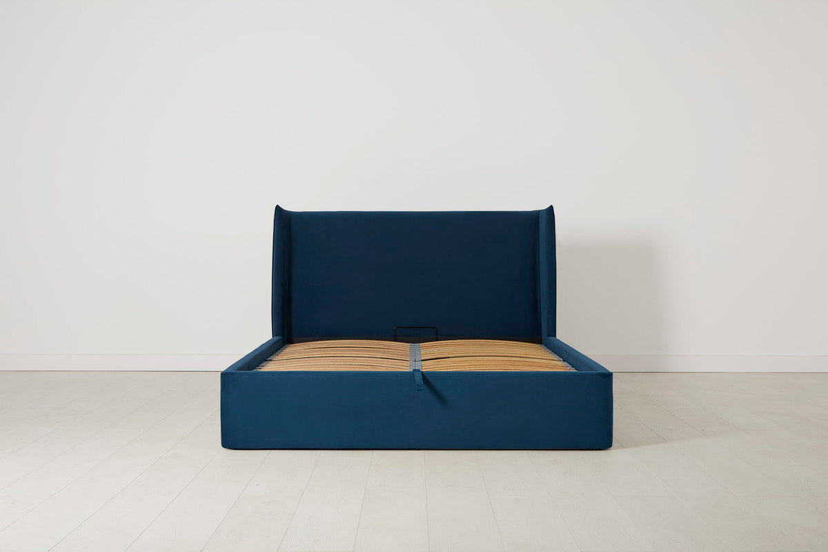 Bed 03 Storage Double Bed, Teal