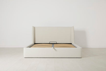 Bed 03 Storage King Sized Bed, Ivory
