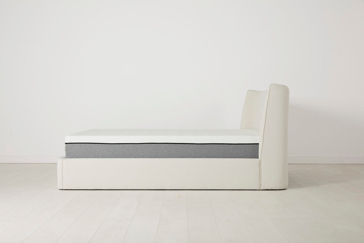 Bed 03 Storage Double Bed, Ivory