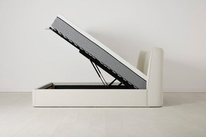 Bed 03 Storage Super King Sized Bed, Ivory