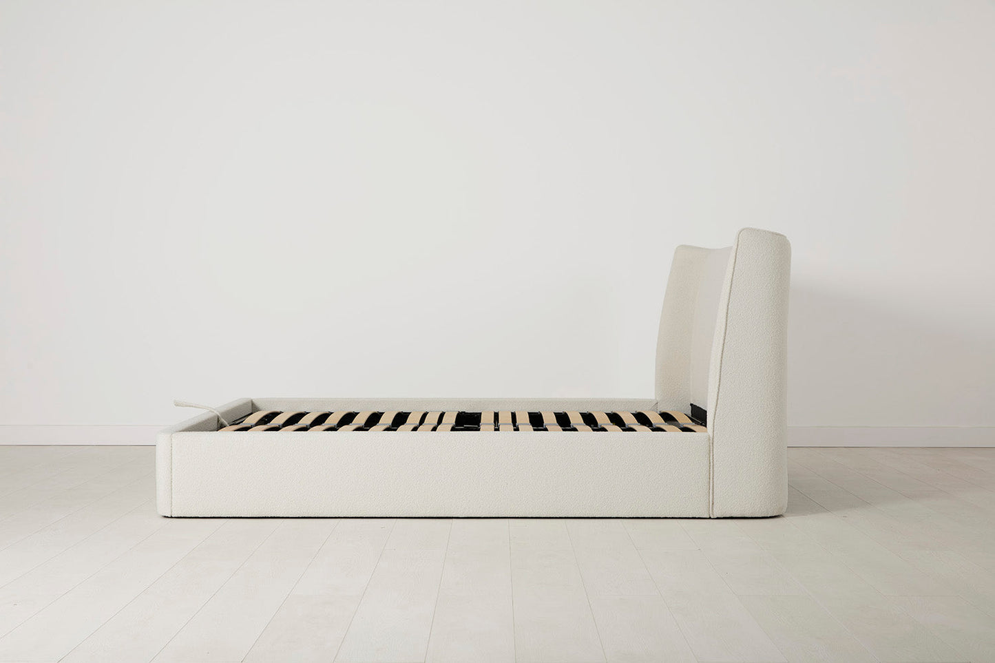 Bed 03 Storage King Sized Bed, Ivory