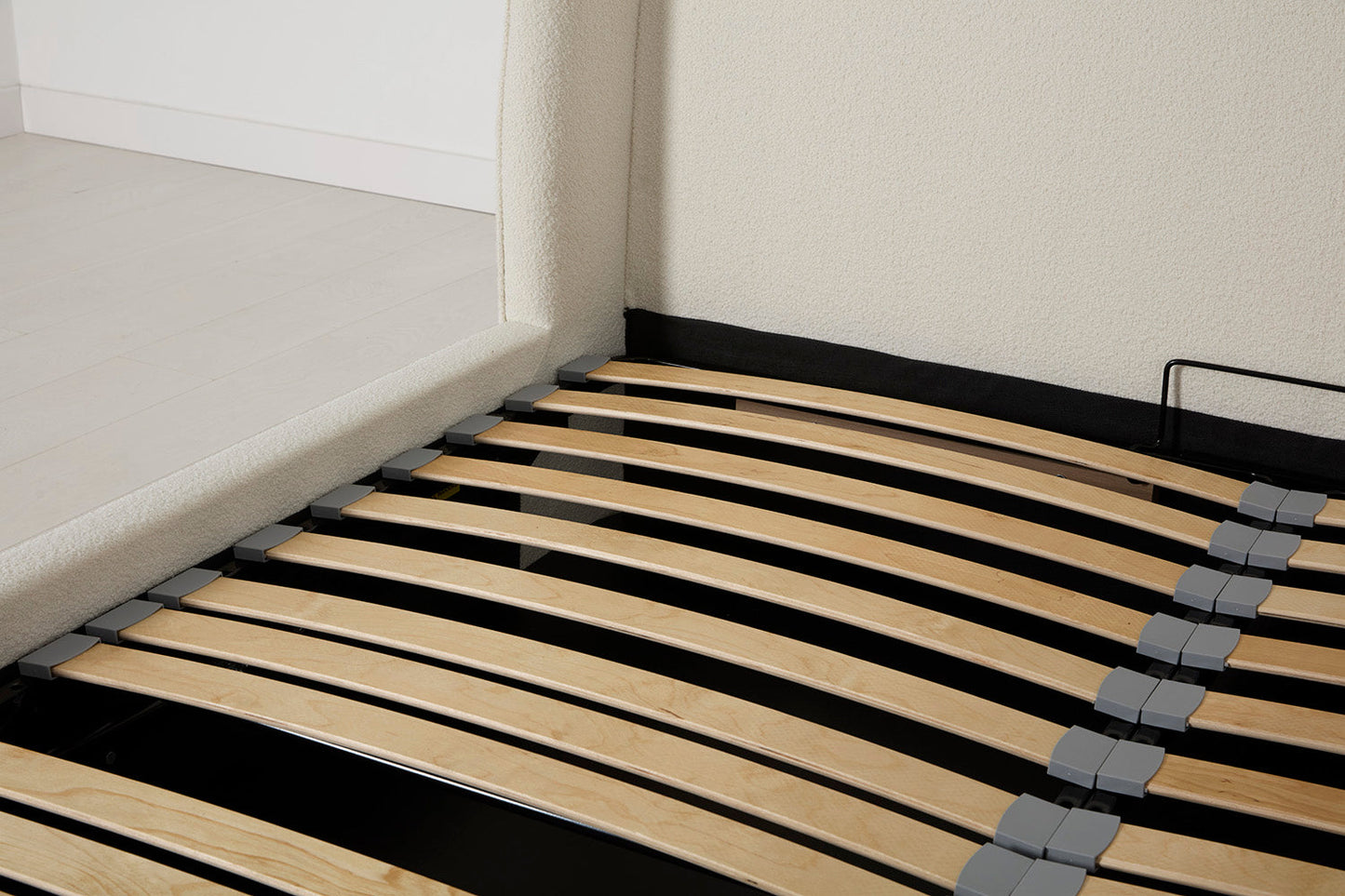 Bed 03 Storage Double Bed, Ivory