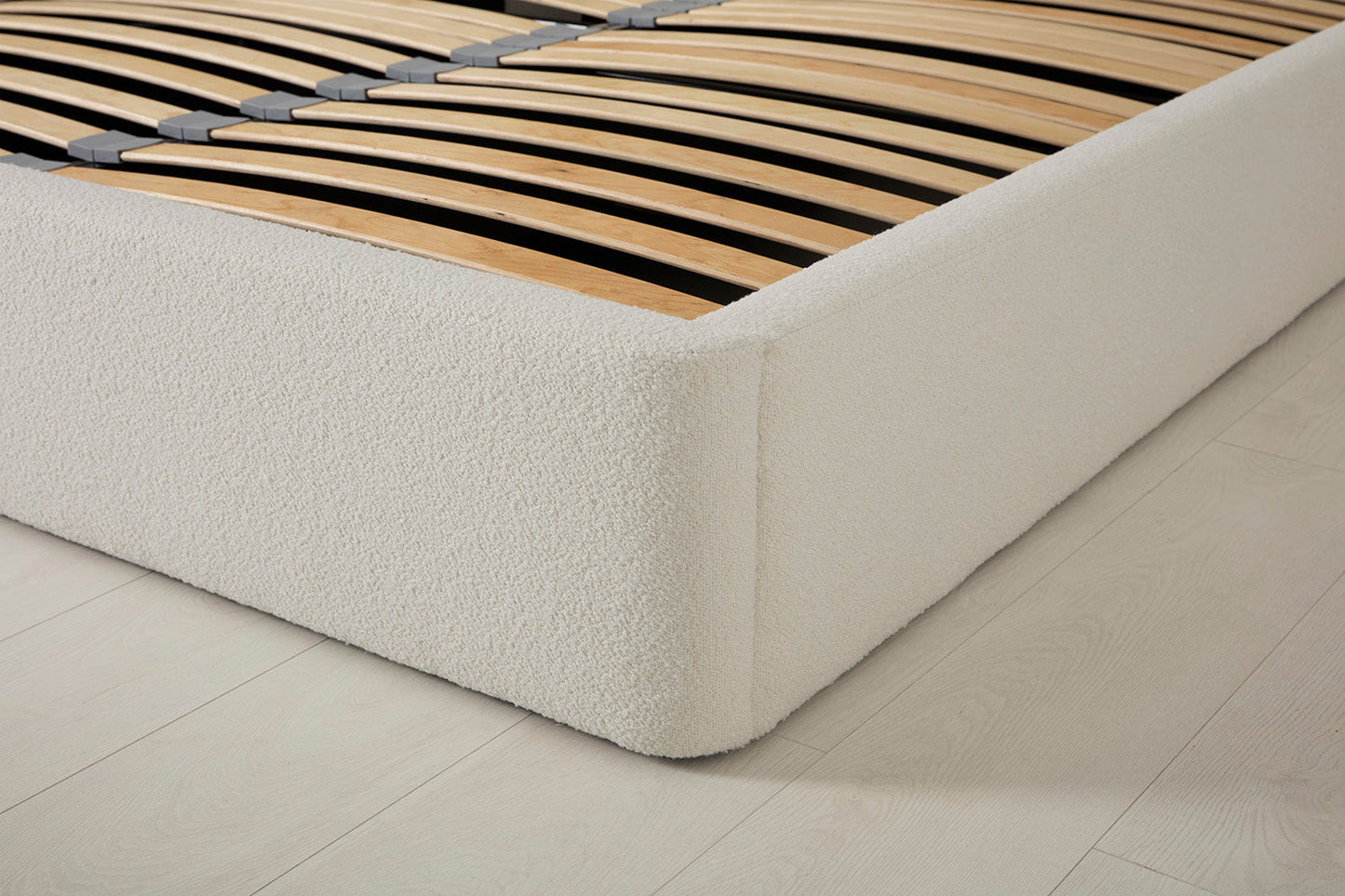 Bed 03 Storage Double Bed, Ivory