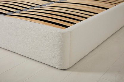 Bed 03 Storage Double Bed, Ivory
