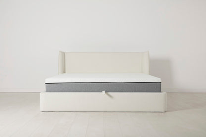 Bed 03 Storage Super King Sized Bed, Ivory