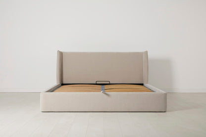 Bed 03 Storage Super King Sized Bed, Chalk