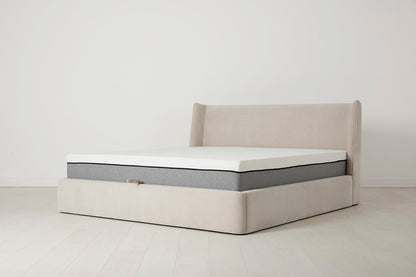 Bed 03 Storage Double Bed, Chalk