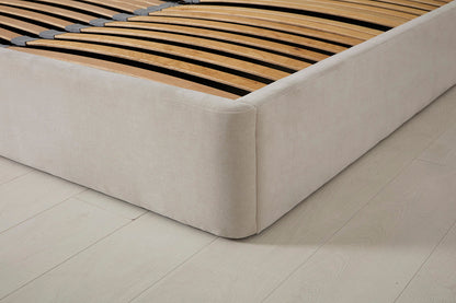 Bed 03 Storage Double Bed, Chalk