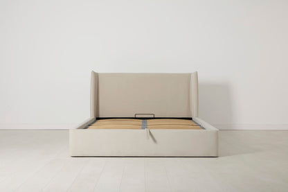 Bed 03 Storage King Sized Bed, Bone