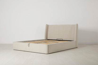 Bed 03 Storage King Sized Bed, Bone