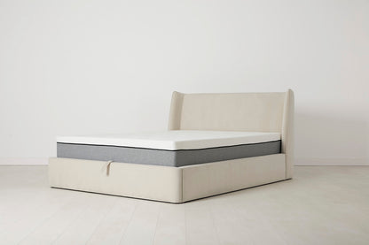 Bed 03 Storage Super King Sized Bed, Bone