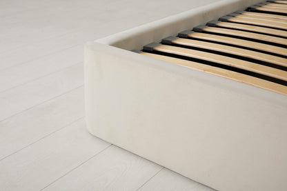 Bed 03 Storage King Sized Bed, Bone