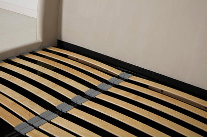 Bed 03 Storage Super King Sized Bed, Bone