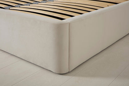 Bed 03 Storage Double Bed, Bone