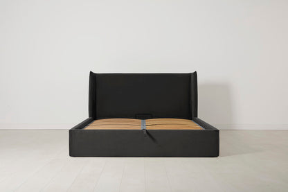 Bed 03 Storage King Sized Bed, Charcoal