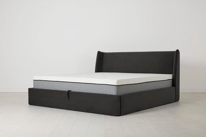 Bed 03 Storage Double Bed, Charcoal