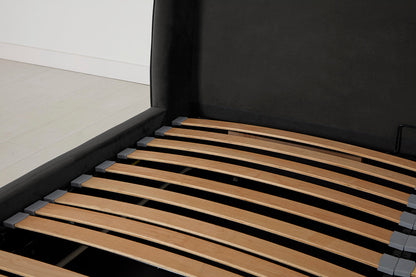 Bed 03 Storage King Sized Bed, Charcoal