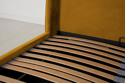 Bed 03 Storage Double Bed, Mustard