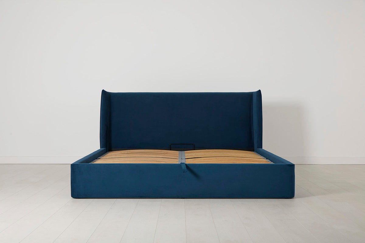 Bed 03 Storage Double Bed, Teal