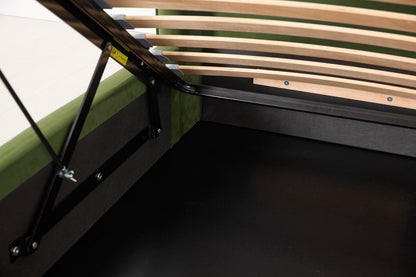 Bed 03 Storage Double Bed, Vine