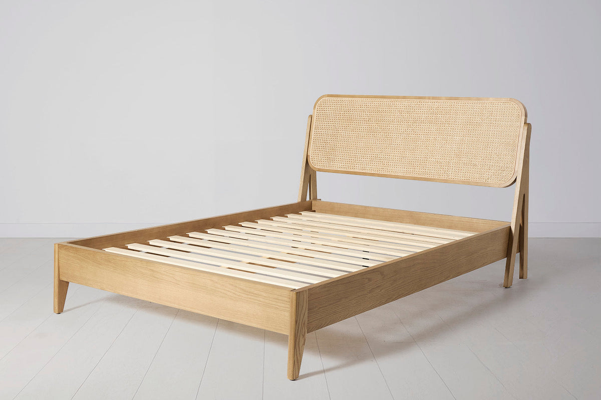 Bed 04 Double Bed, Oak