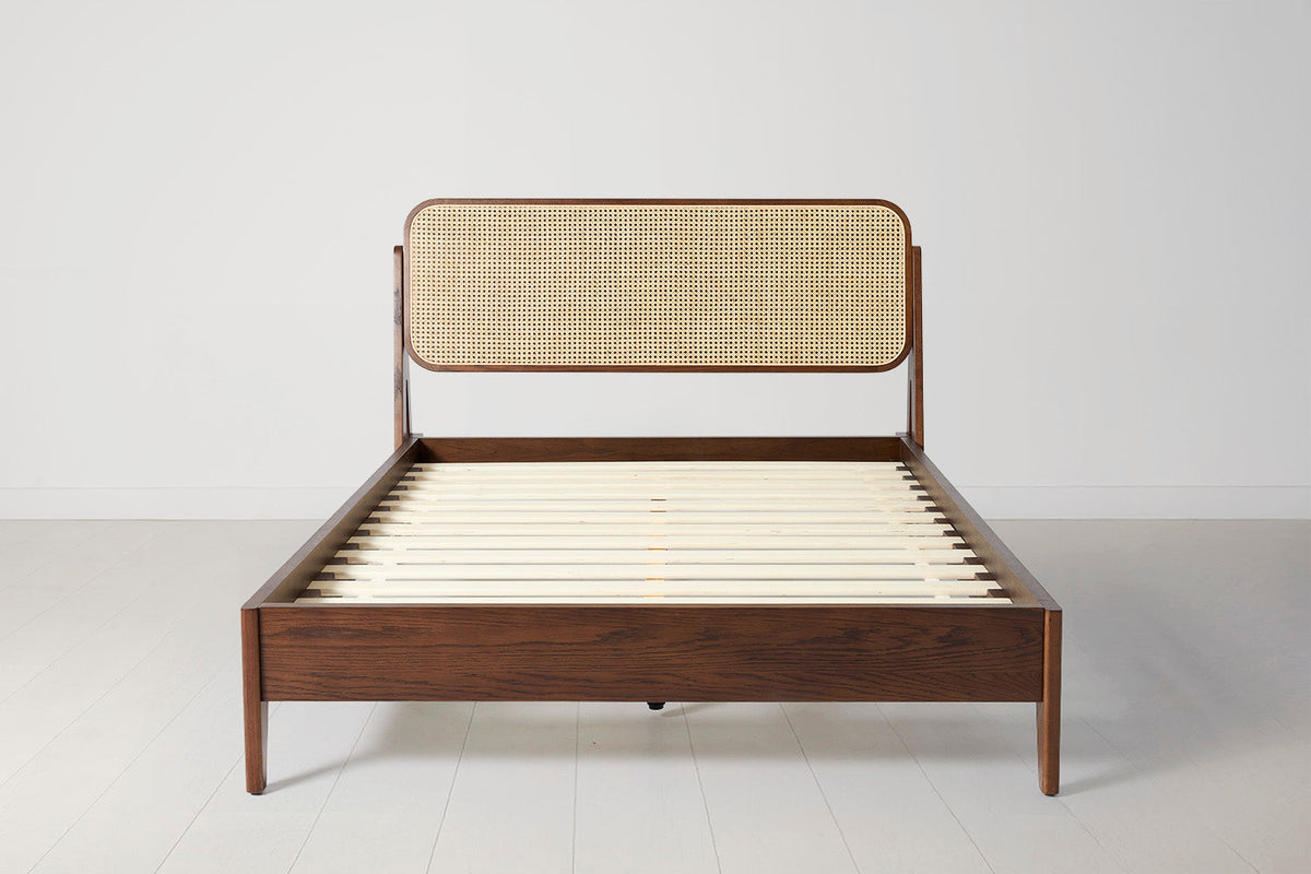Bed 04 Double Bed, Walnut