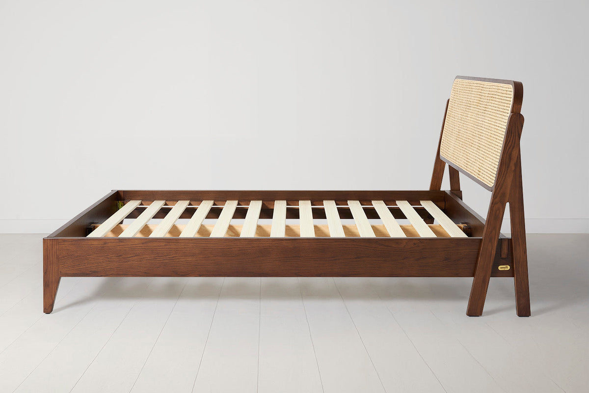 Bed 04 Double Bed, Walnut
