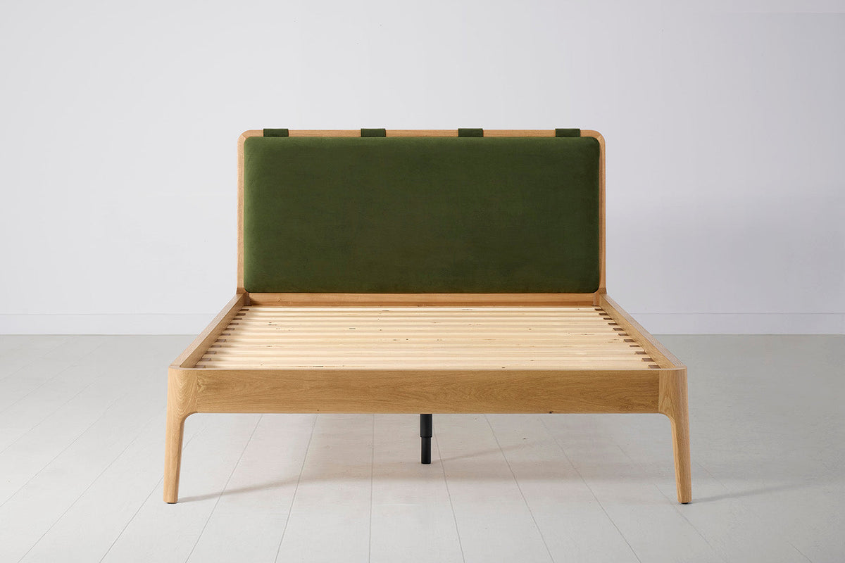 Bed 05 Double Bed, Oak / Vine