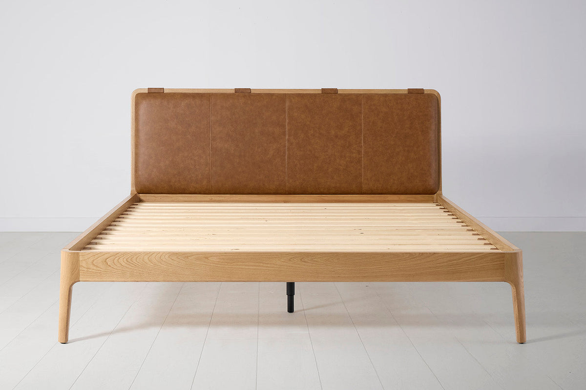 Bed 05 Super King Sized Bed, Oak / Maple