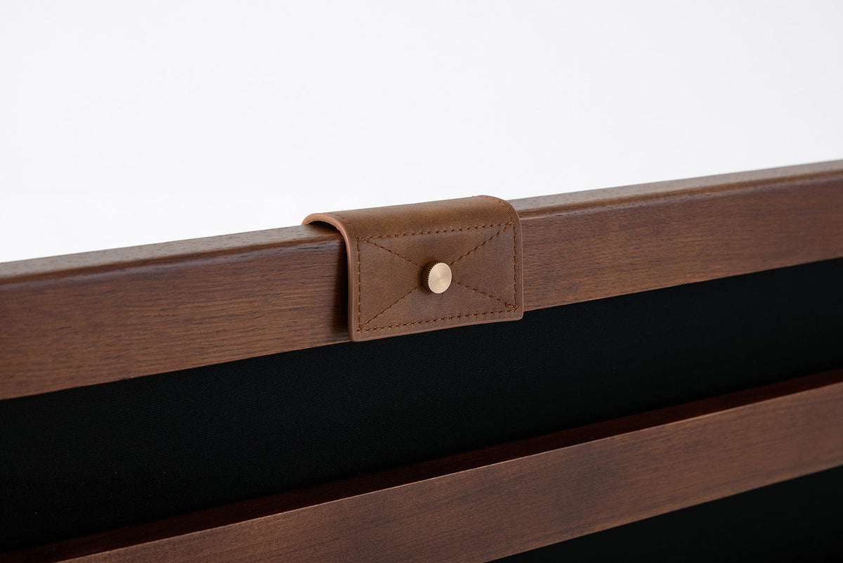 Bed 05 Super King Sized Bed, Walnut / Maple