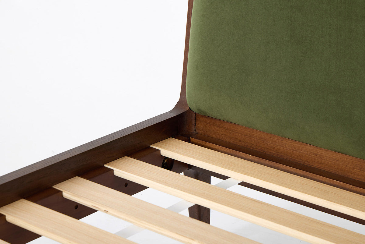 Bed 05 Super King Sized Bed, Walnut / Vine