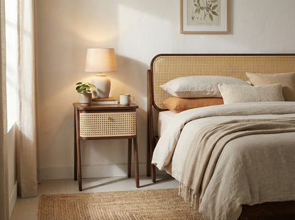 Bedside Table 02, Walnut