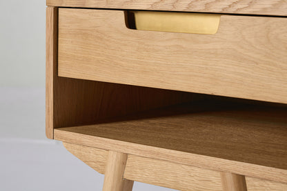 Bedside Table 01, Oak
