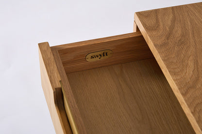 Bedside Table 01, Oak