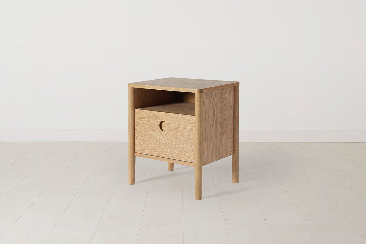 Bedside Table 03, Oak