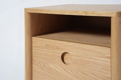 Bedside Table 03, Oak
