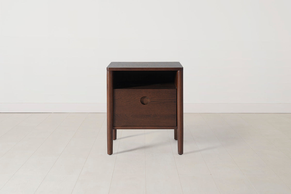 Bedside Table 03, Walnut