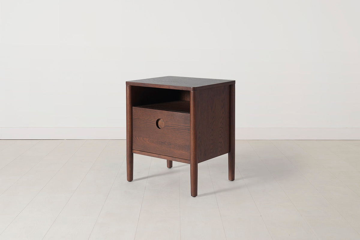 Bedside Table 03, Walnut