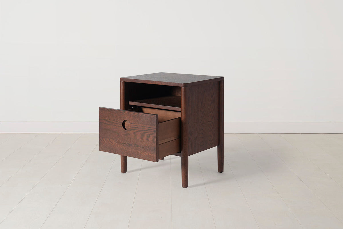 Bedside Table 03, Walnut